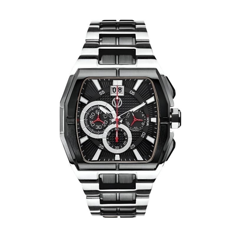 Jam Tangan Pria CHRIST VERRA CV 12030G-10 BLK Chronograph Limited Edition