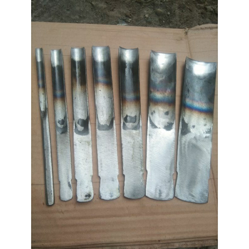 pahat kayu/tatah ukir lengkung tebal ukuran 1-5cm dari baja serkel