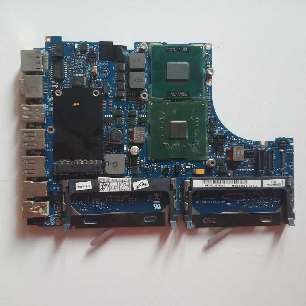 LOGIC BOARD MAINBOARD MACBOOK A1181 MATI JUAL UNTUK PART MOTHER BOARD MACBOOK WHITE A1181