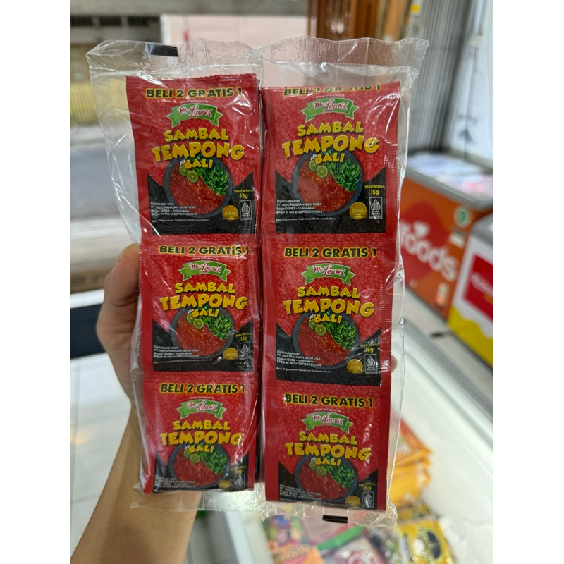 

Mc Lewis Sambal Tempong Sachet / McLewis Sambel Tempong ala Bali 10*15gr