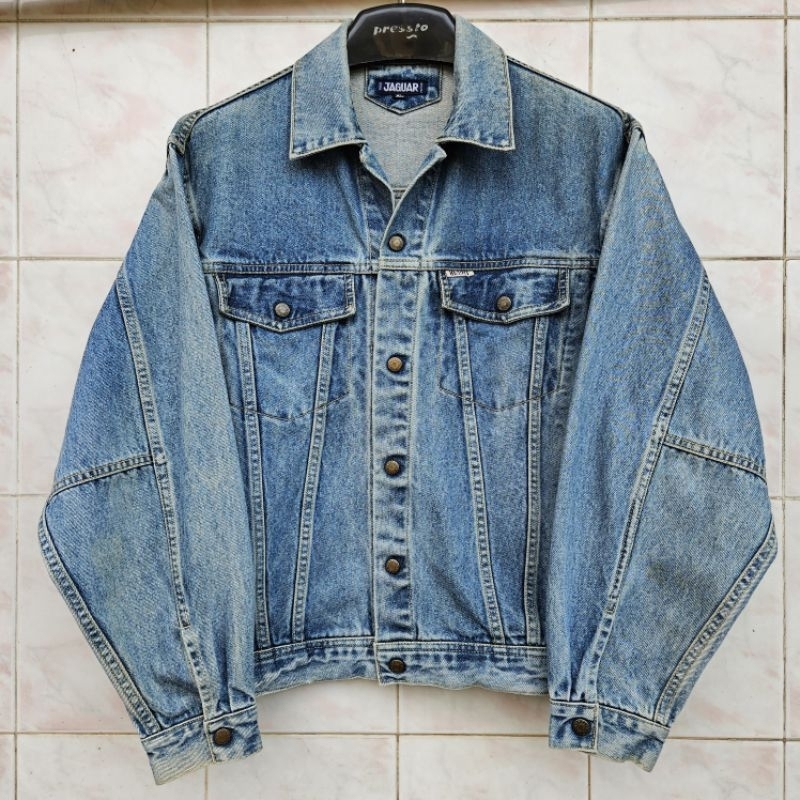 DENIM JACKET TRUCKER JAGUAR LIKE ETERNAL EVISU MOMOTARO SUGARCANE IRON HEART JAKET DENIM VINTAGE