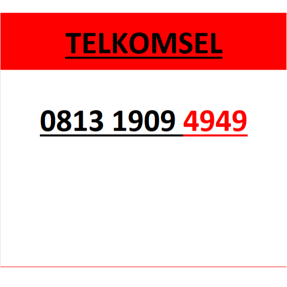 nomor cantik telkomsel simpati seri abab 4949 murah lengkap wn84 455