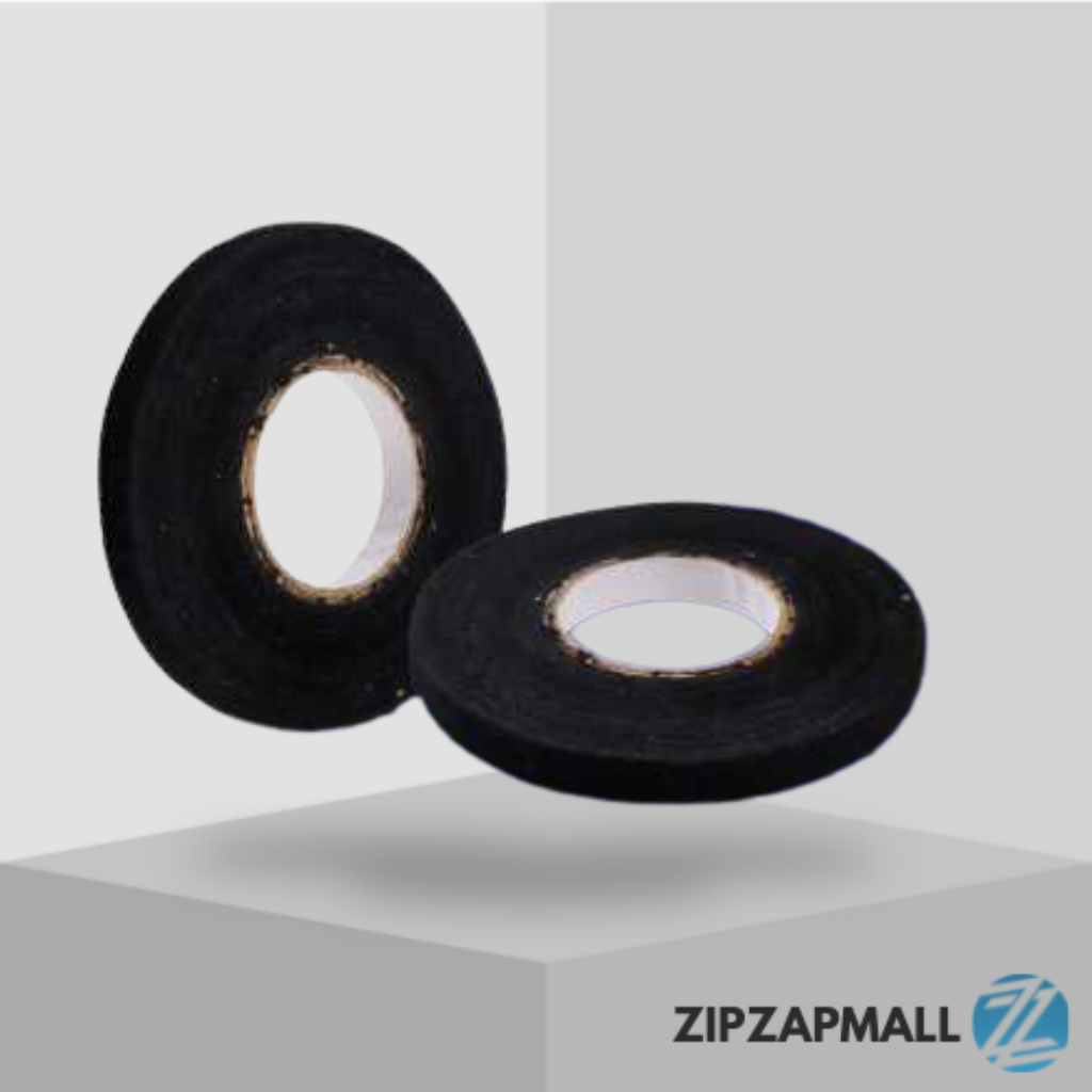 Lakban Kain Pembungkus Kabel Tape Heat-resistant 15M 9mm / Solasi Solatip Isolasi Kain Perekat Penut