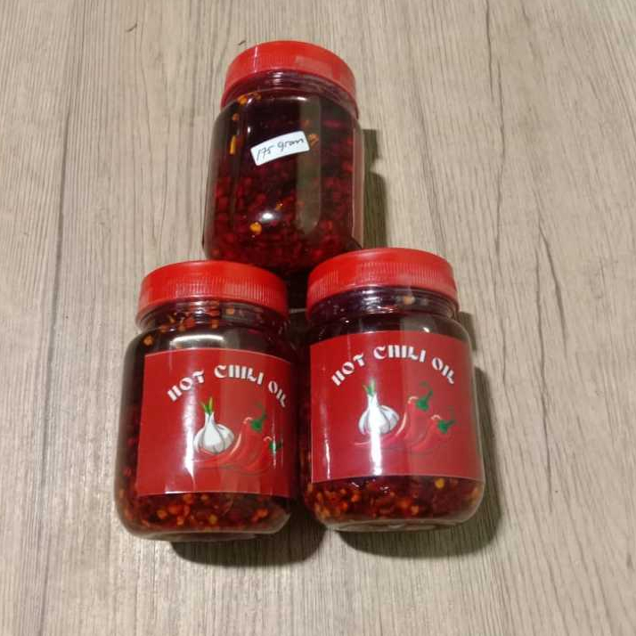 

chili oil minyak cabai pedas asli alami kemasan 3 buah lebih hemat