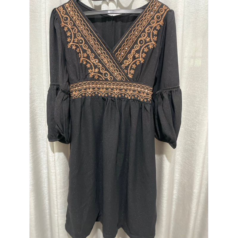 PRELOVED - KAFTAN MODEL DRESS PENDEK