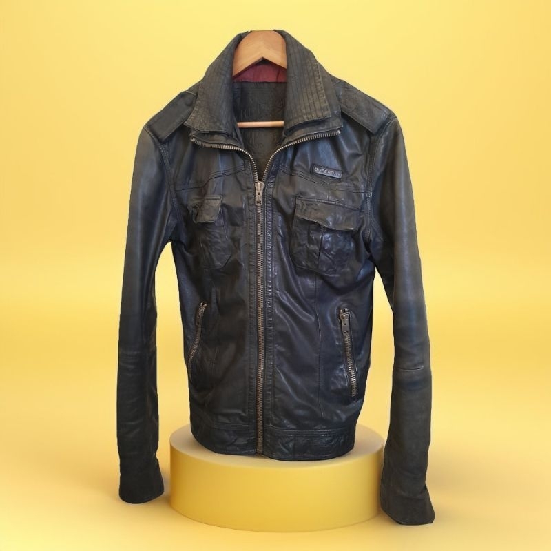 SUPERDRY RYAN  JACKET LEATHER