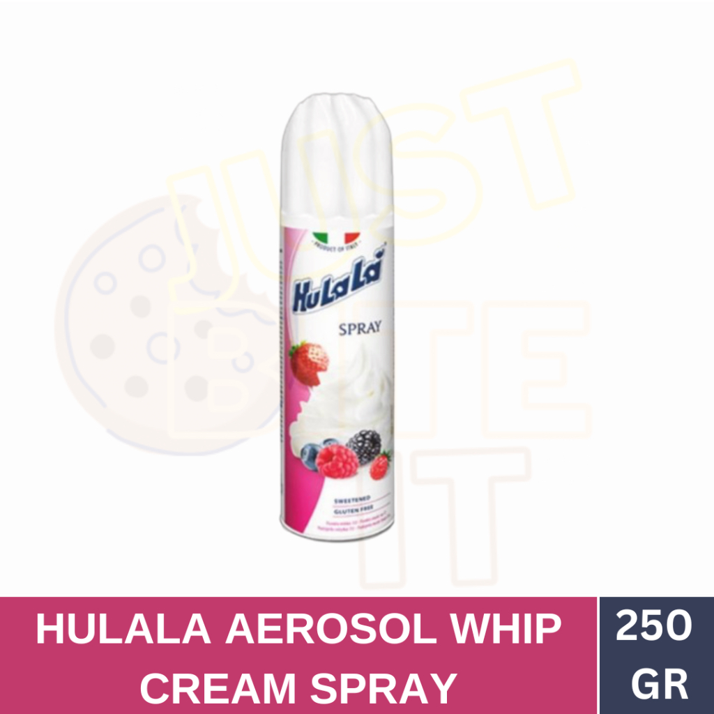 

HULALA AEROSOL WHIPPING CREAM SPRAY ( NON- DAIRY )250 GR