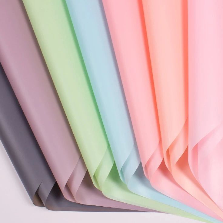 

TOP isi 2lembar Cellophane kertas wrapping plastik bunga florist