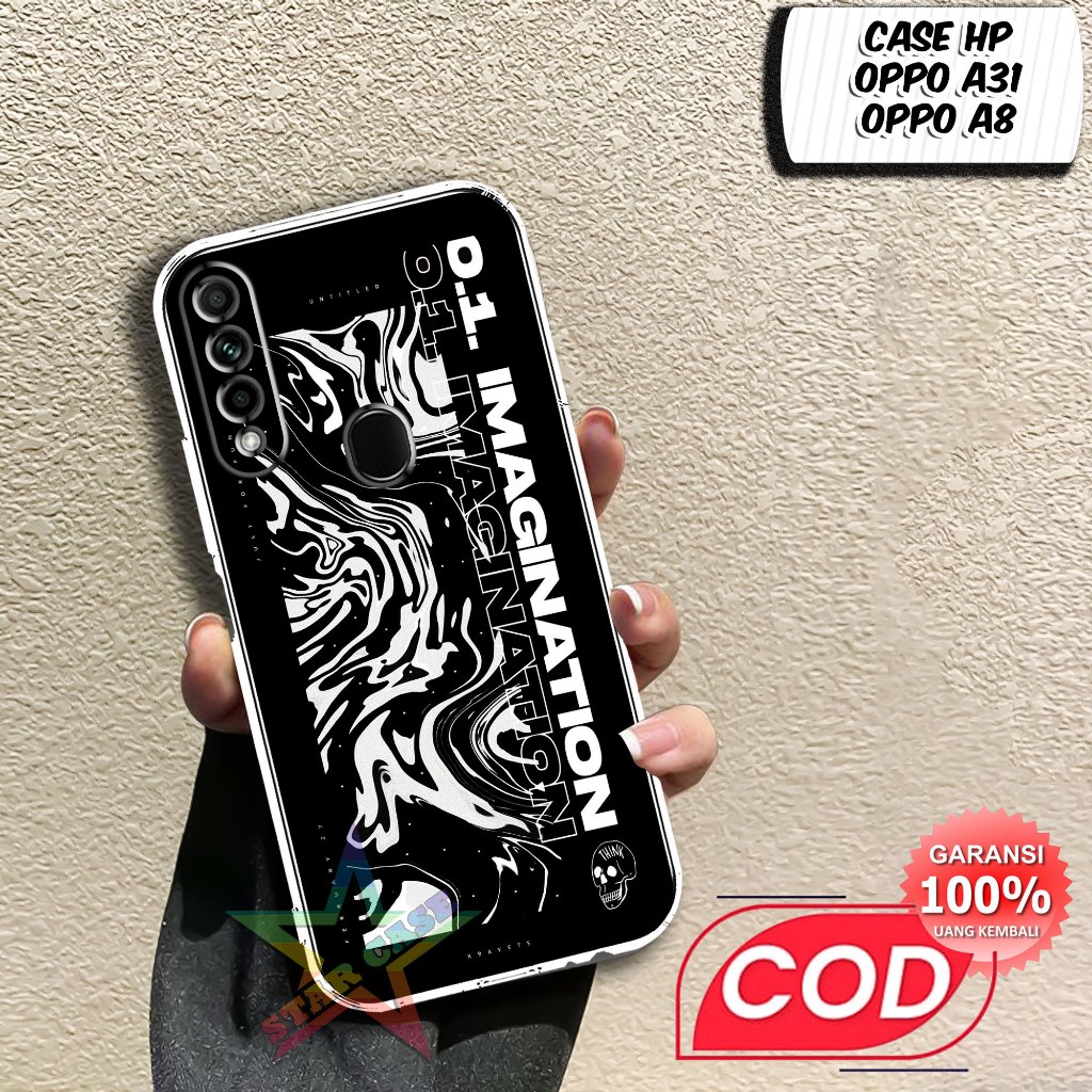 Case OPPO A31 TERBARU Motif [ ART] Terlaris Casing OPPO A8 Terbaru Softcase Clear Protected Camera S