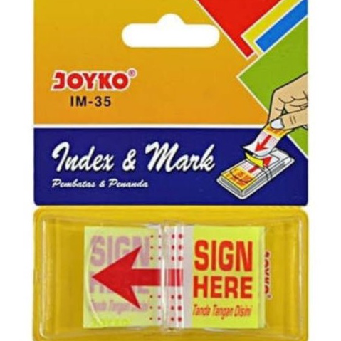 

Sign Here IM35Memo Stick TempelStiker Sign Here
