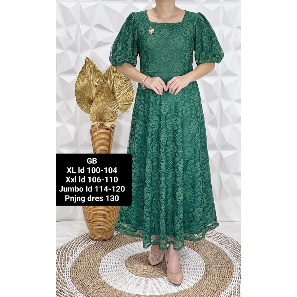 SHOOPY Dres SEMI PRANCIS LEHER BULAT/longres BRUKAT Cantik Import LENGAN BALON