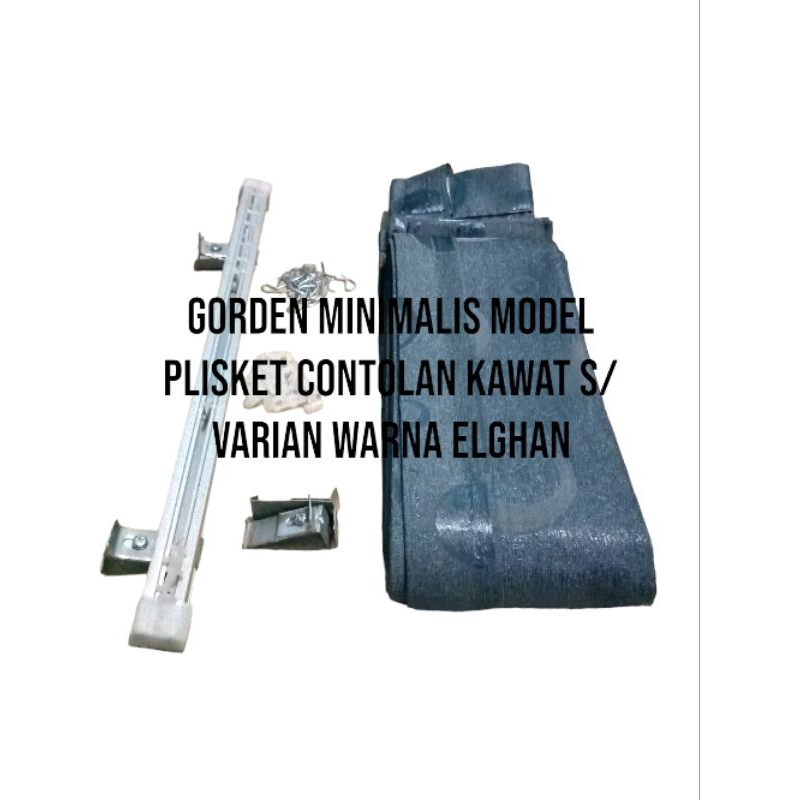 Gorden 1set/Gorden jendela paket lengkap/Gorden pintu Paket lengkap/Gorden 1 Set Ukuran L150xT200