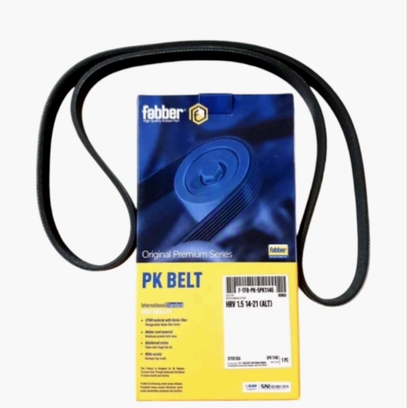 Fan Belt Van Belt Vbelt Tali Kipas Honda HRV 1.5 1500 cc 2014-2021 5PK1146 Belt Alternator Dinamo Am