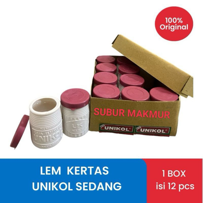 

Lem UNIKOL TANGGUNG / Lem kertas UNIKOL SEDANG / Lem Colek / Lem Kertas / Lem Murah / Lem Serbaguna