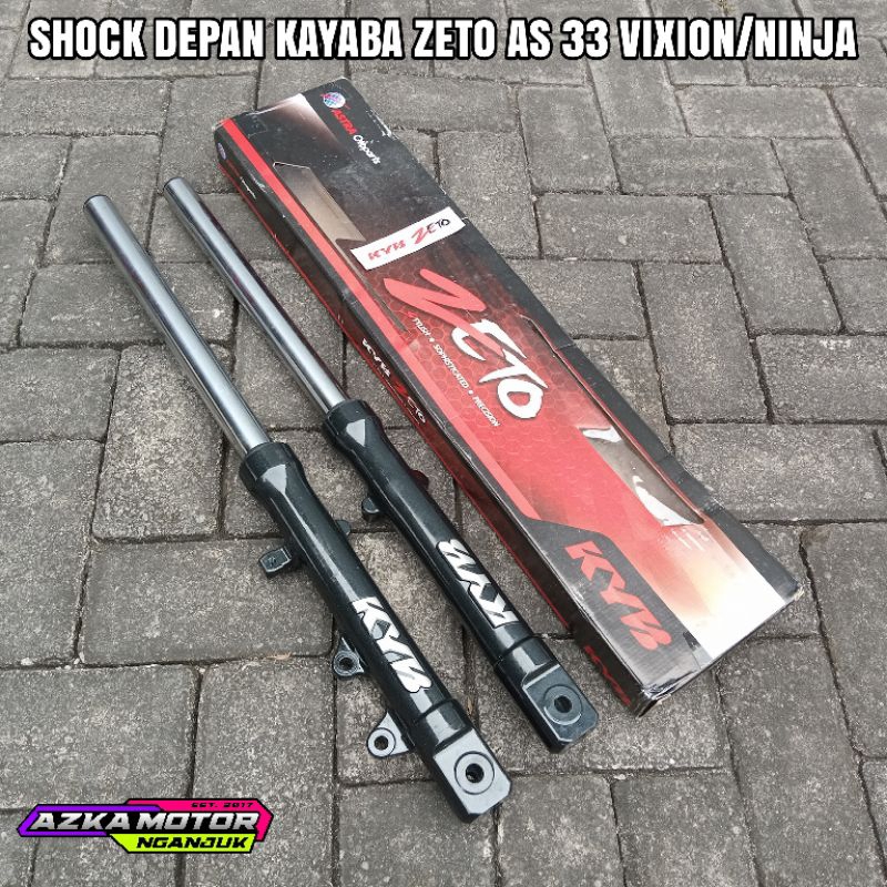 KYB shockbreaker shock depan Vixion asli ori as 33 Kayaba KYB Zeto KYOS-FF1040
