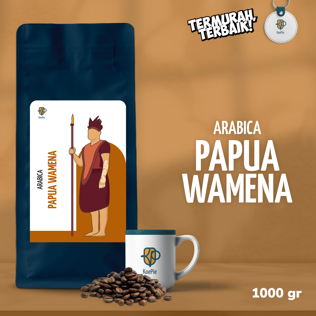

Kopi Arabica Papua Wamena Premium Single Origin Coffee Roasted Beans