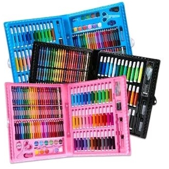 

KRAYON ANAK PAKET LENGKAP ISI 150PCS/ KRAYAON ANAK ART 208pcs Crayon set 42pcs