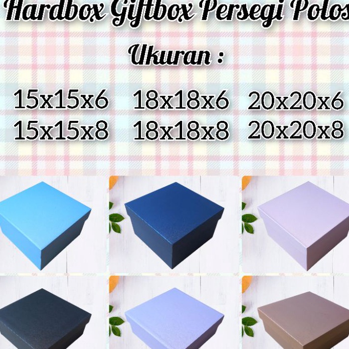 

PRAKTIS Kotak Kado HARDBOX Persegi Polos