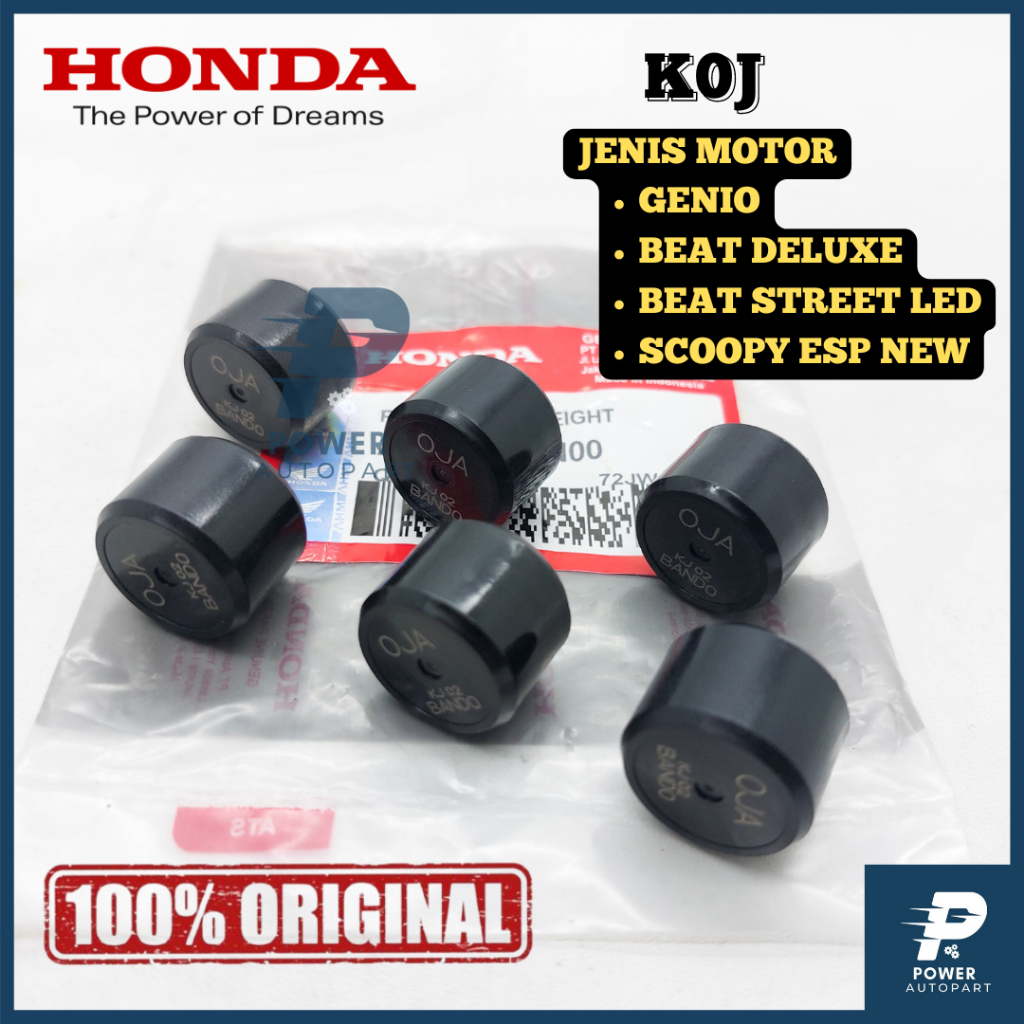 ORI ROLLER HONDA KOJ BEAT DELUXE, SCOOPY NEW, BEAT STREET, GENIO ASLI ORIGINAL PASTI PRESISI, AWT DA