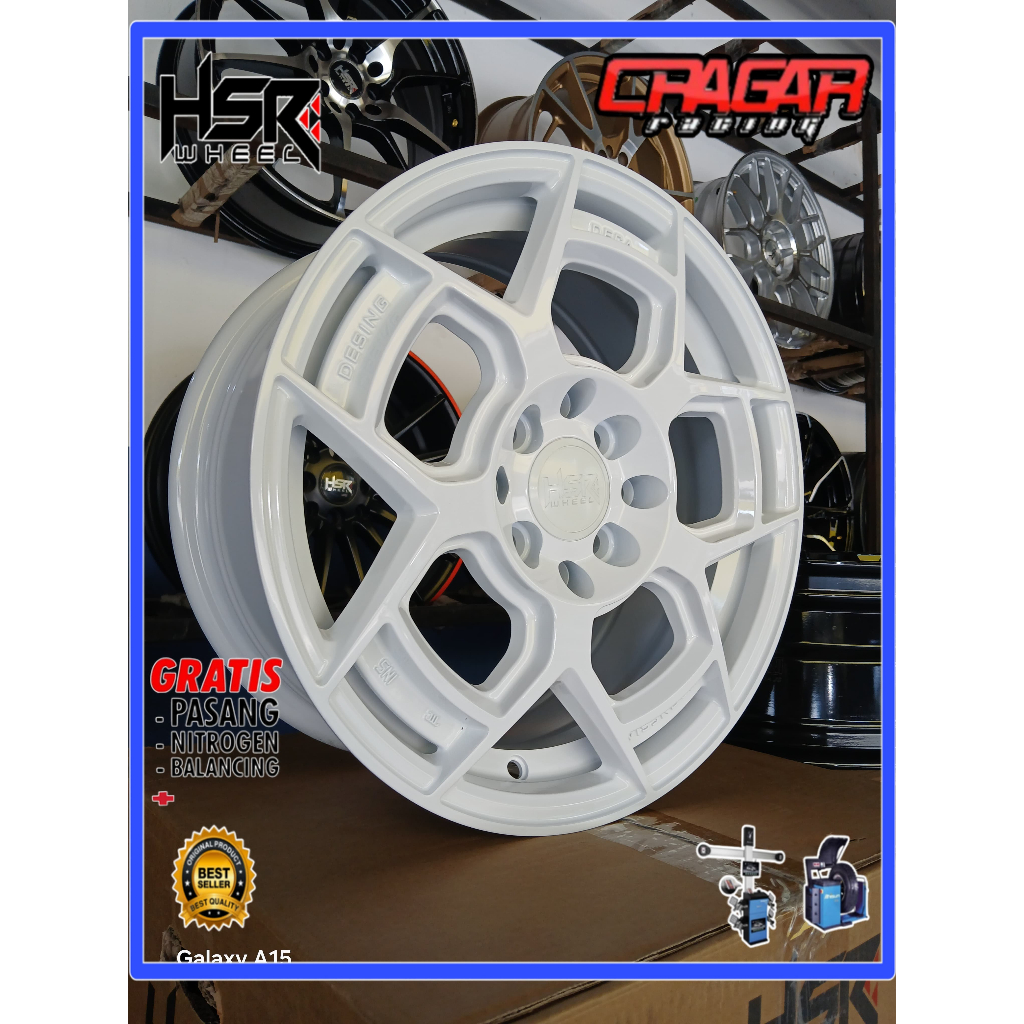 Velg Variasi r15 Lubang 4 Cocok Buat Wuling Binguo Confero Alvez Avanza Xenia Livina Dll