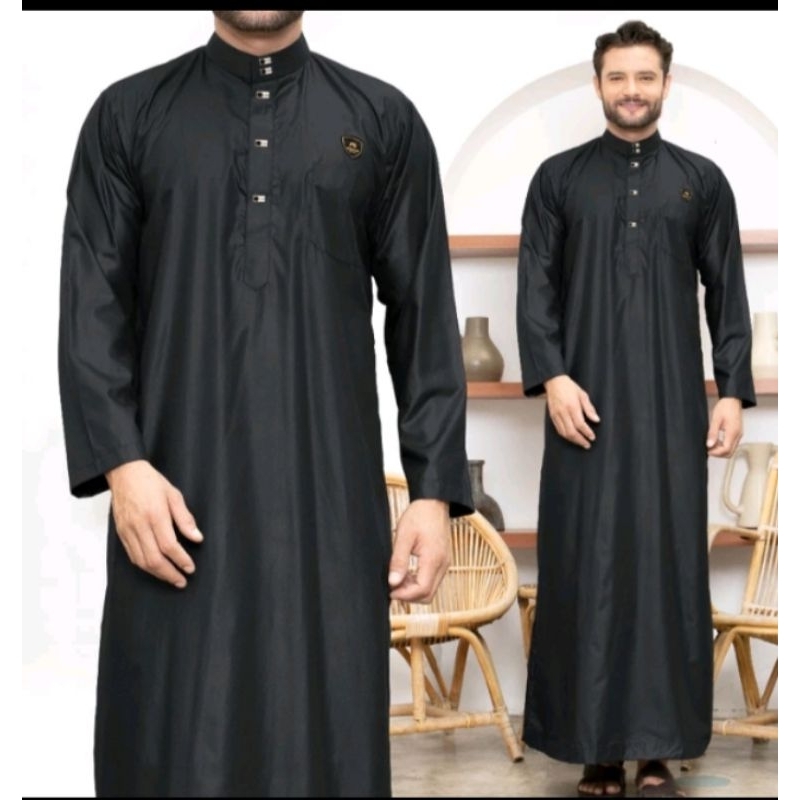 jubah gamis dewasa gamis sultan katun minyak lokal importy style
