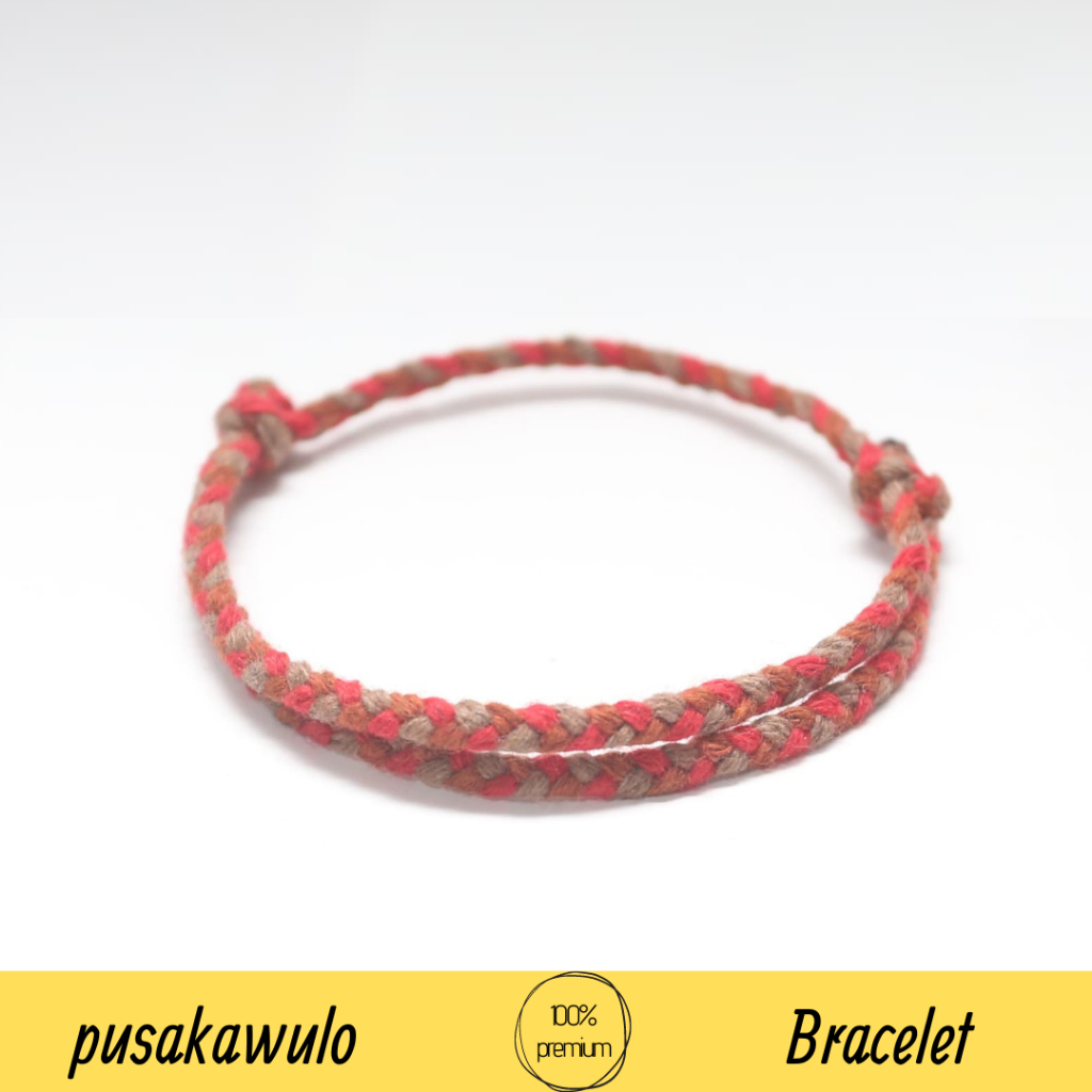 PUSAKAWULO - GELANG TANGAN TALI AESTHETIC ETNIK BRACELET COWOK CEWEK PREMIUM A9