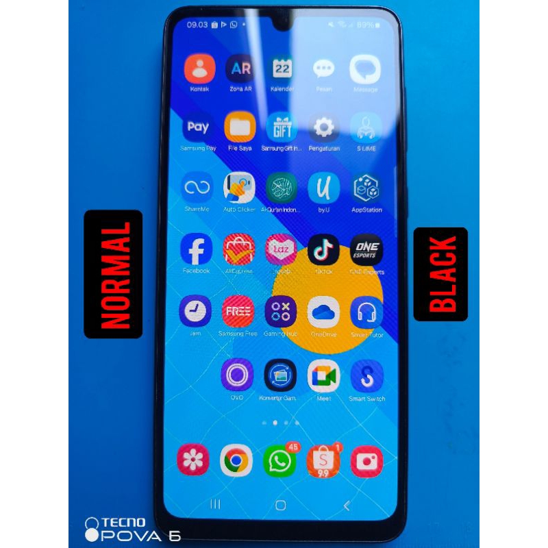 LCD Samsung A33 5G Original Copotan