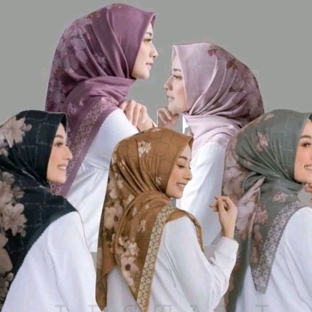Hijab Voal Segiempat / Hijab segiempat voal/segiempat motif/voal motif/voal motif premium/m