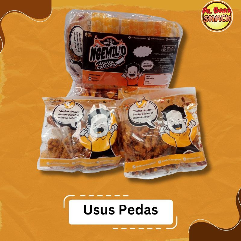 

Ngemil Usus Crispy Pedas Kemasan Mini Pack 10Pcs