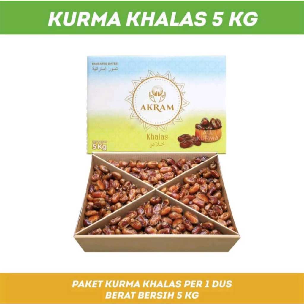 

kurma khalas akram 5 kg premium
