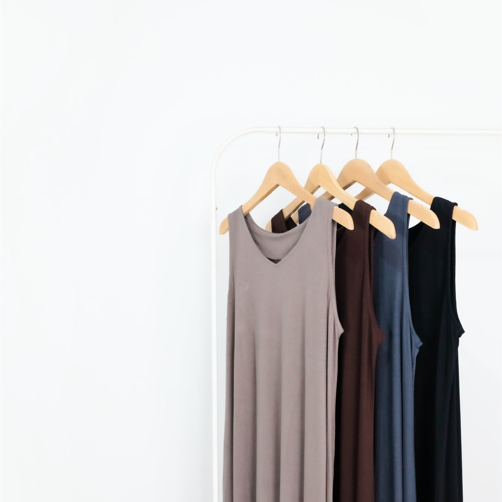 Mininos Inner Sleeveless | Dress Basic Polos Spandex Rayon