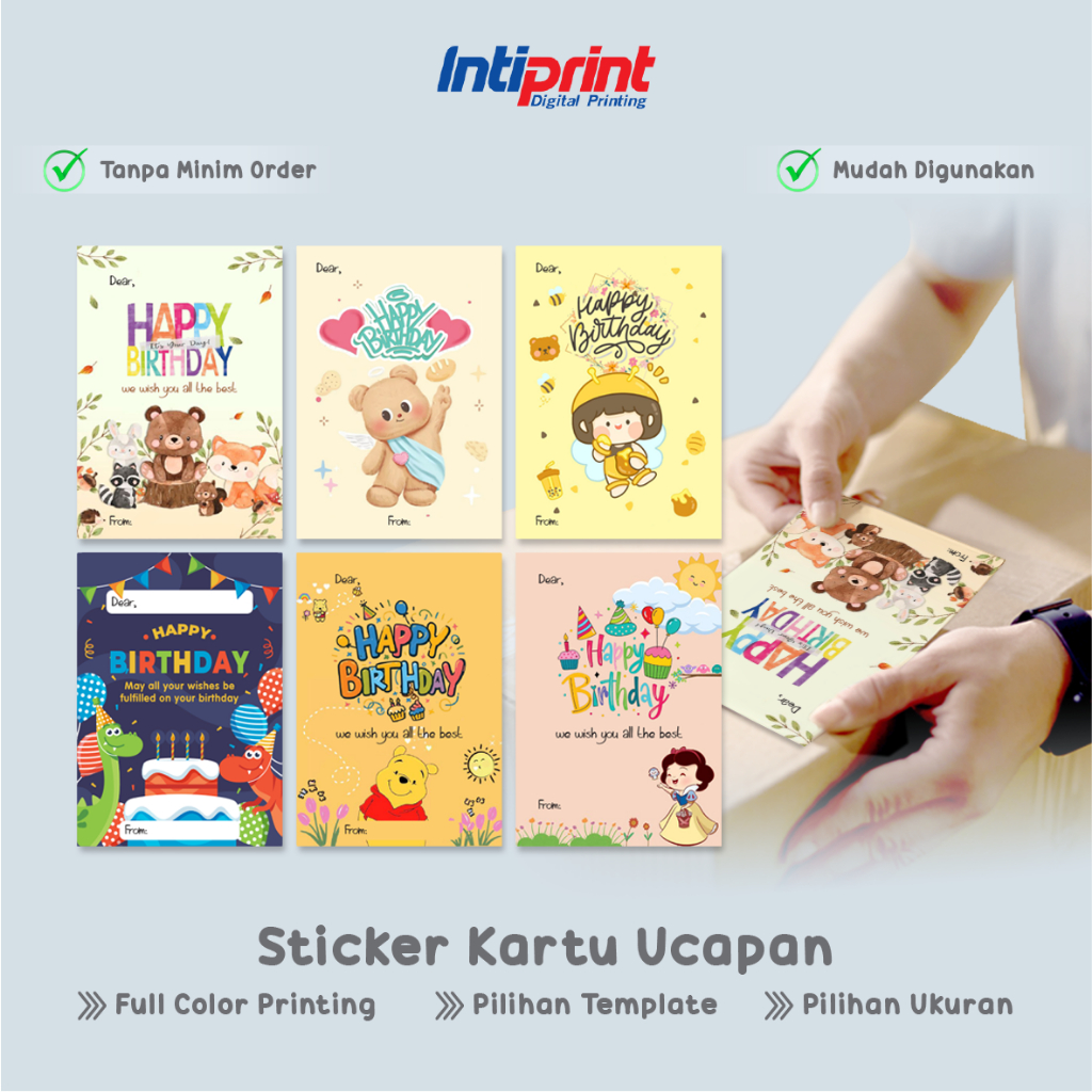 

Sticker Ucapan Ulang Tahun [READY STOCK] Stiker Kartu Ucapan / Birthday Card / Sticker Hampers Kado