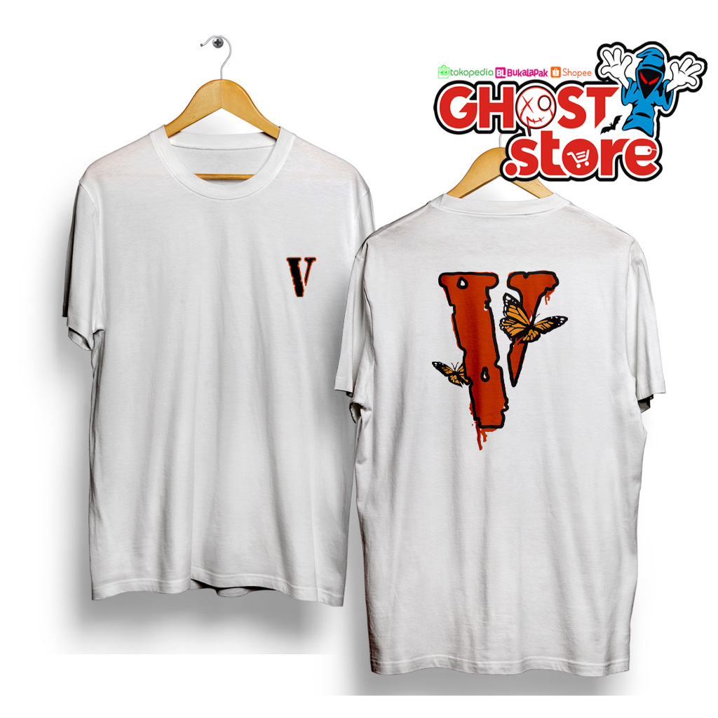 Kaos Distro Vlone Butterfly X Juice Wrld