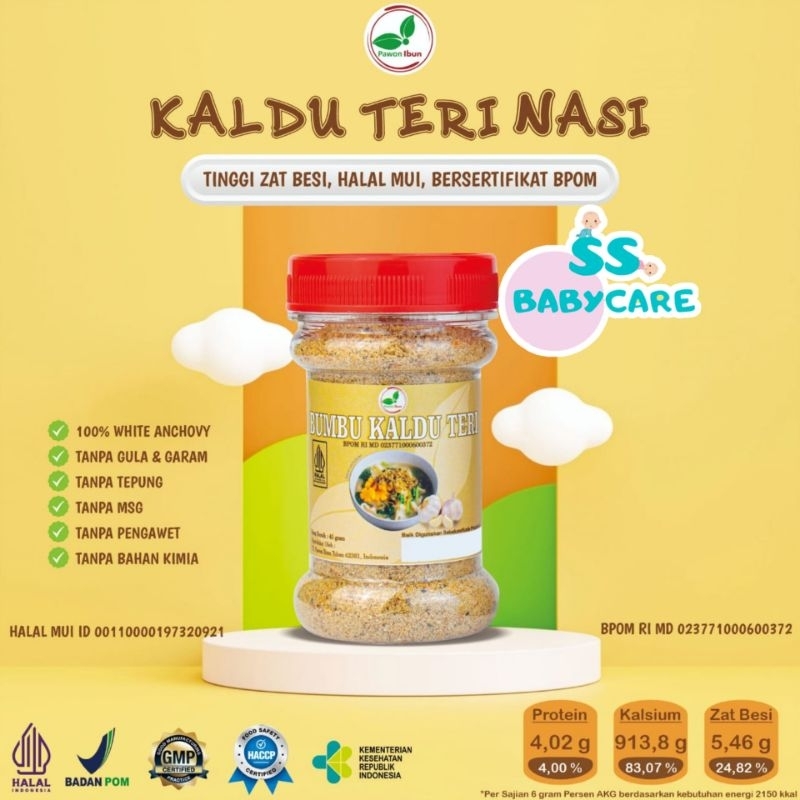 

Pawon Ibun Kaldu Teri Nasi Non MSG Non Gula Garam - Kaldu MPASI HALAL BPOM