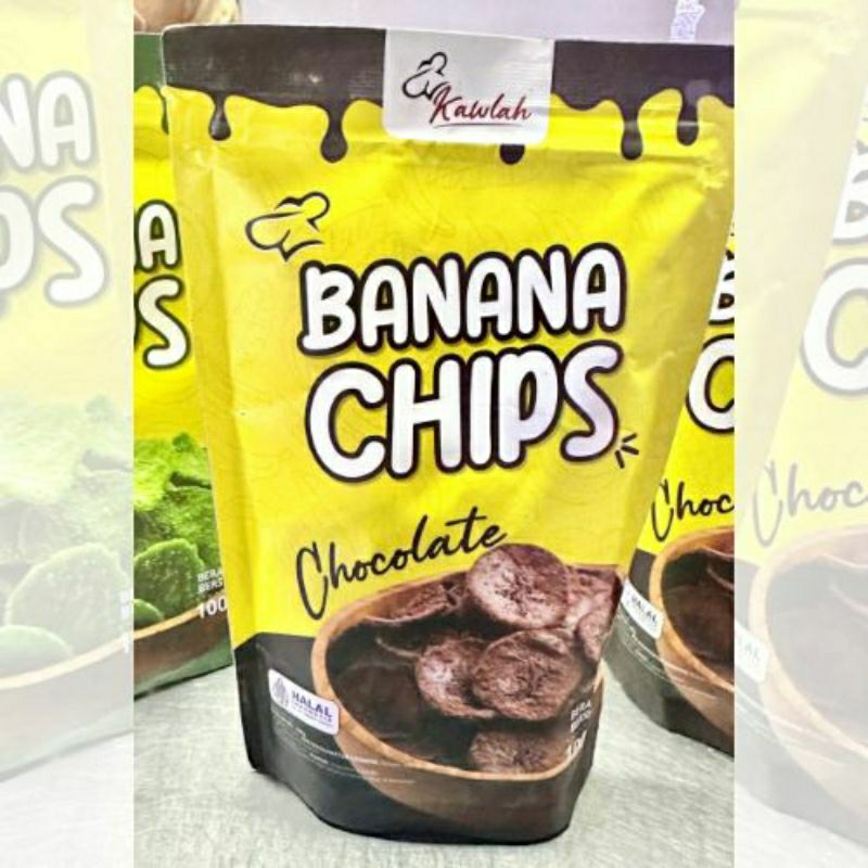 

Kawlah Banana Chips Chocolate - Snack Keripik Pisang Coklat 100 gr