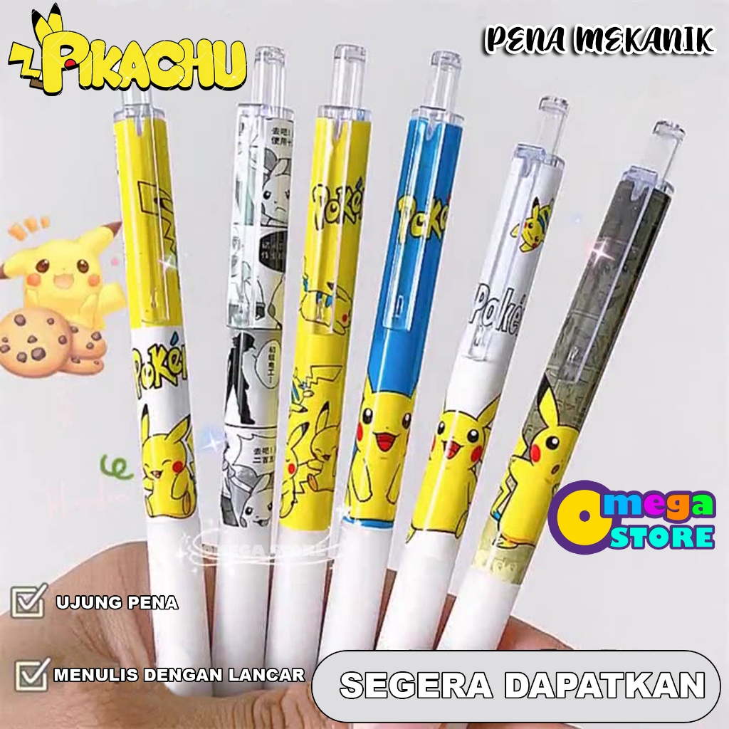 

[O&S] Pulpen Gel Karakter POKEMON Acak 1 Pcs YJ-0001 Pikachu -OS4016