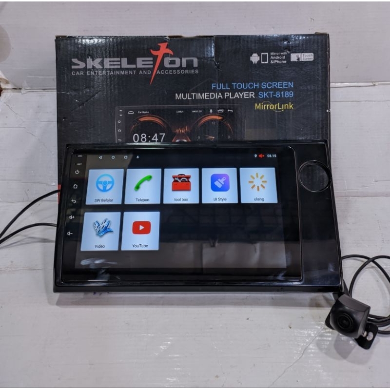paketan head unit android ukuran 9 inch buat mobil brio