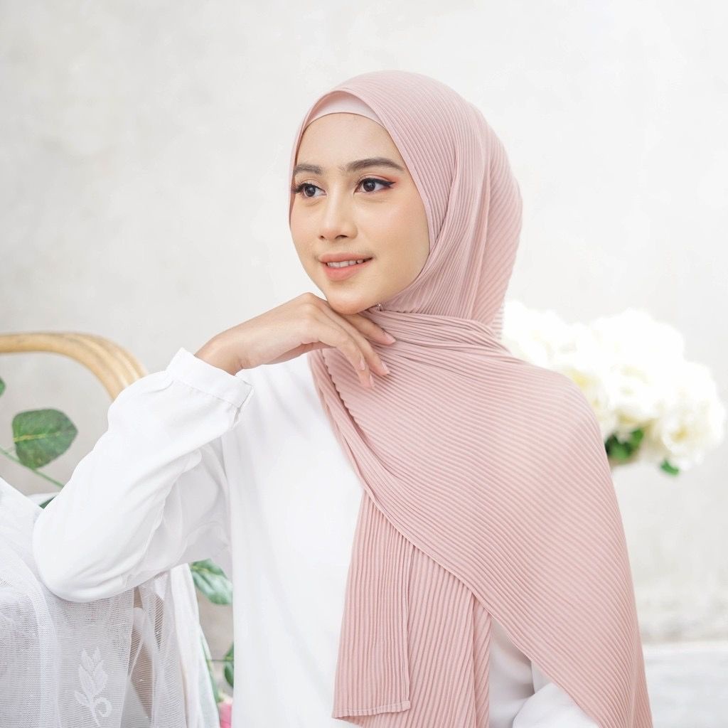 Pashmina Plisket Pashmina Plisket Pashmina Premium full plisket