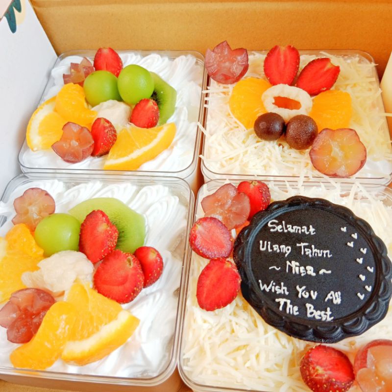 

Puding Buah Deret Cantik Bisa Custom Puding Rasa Vanila Leci Strawberry Alpukat Gratis Vla Puding 500 ml