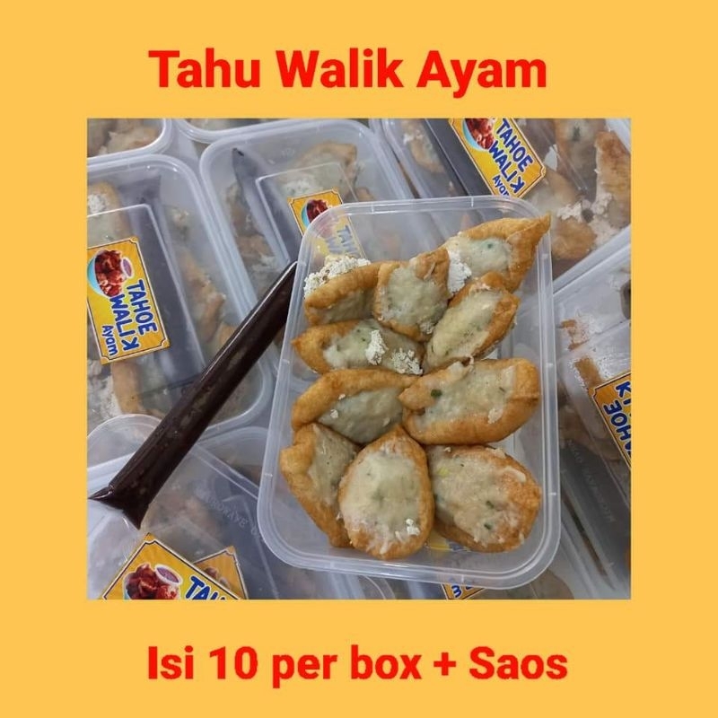 

Tahu Walik Ayam Isi 10 pcs