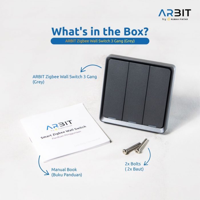 BEST Jasa Pasang Saklar Rumah ARBIT Smart Home Wall Switch