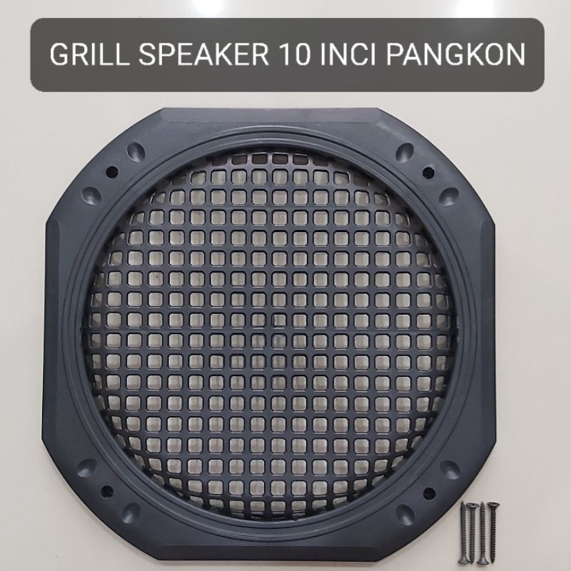 Grill Speaker PANGKON 10 Inci Plastik Ram Penutup Speker Pigura