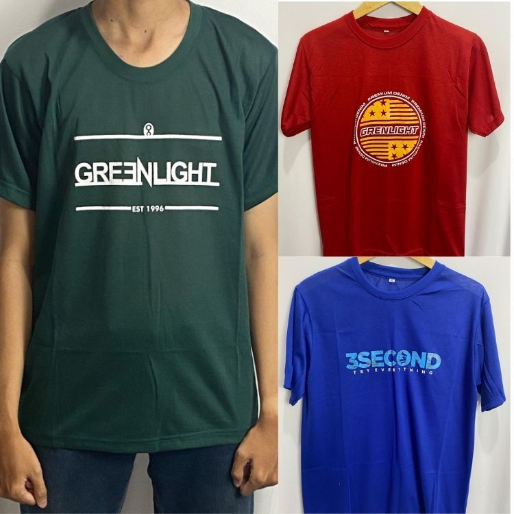 Kaos 100ribu dapat 6 Baju Dewasa Paket usaha distro tulisan Pria Wanita Motif warna cerah dan gelap