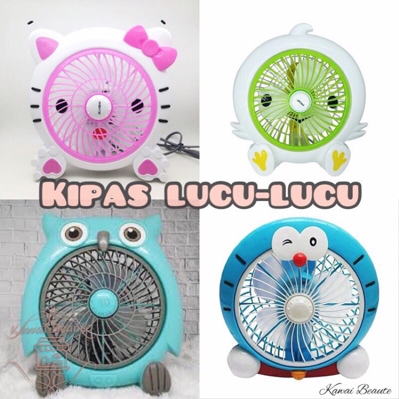 Kipas Angin QQ National 8 Inchi QQ-1788 3In1 Bisa Jepit Meja Clip Fan Original QQ