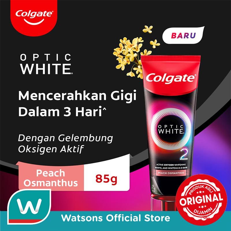 Colgate ToothPaste Optic White O2 Peach Osmanthus 85g