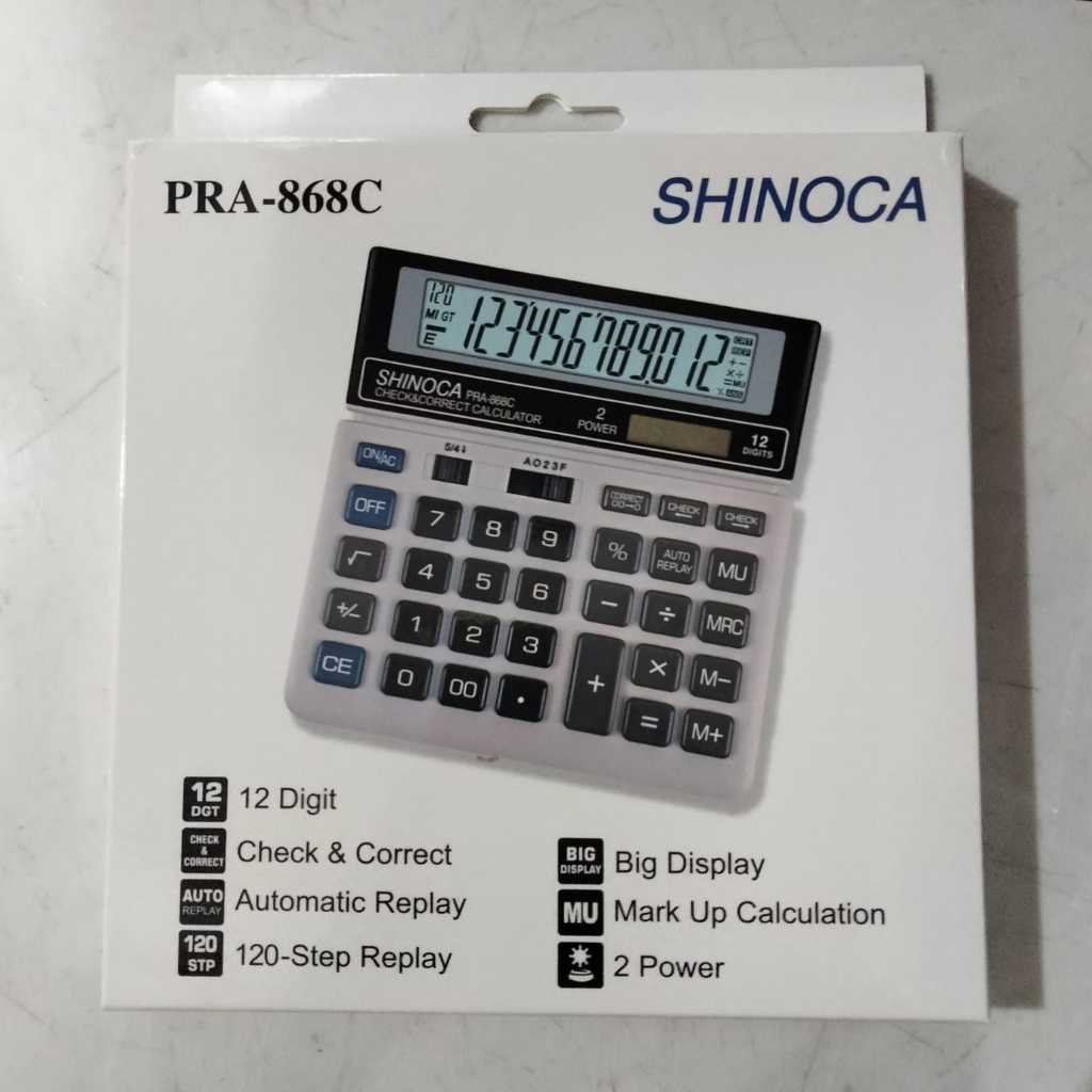 

Calculator Kalkulator Shinoca PRA-868C 12 Digit