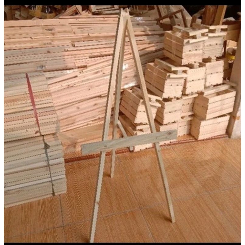 

Stand Lukis Stand dekorasi weding wooden Tripot