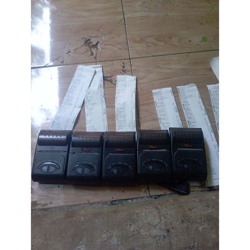 printer thermal zonerich bloetooth