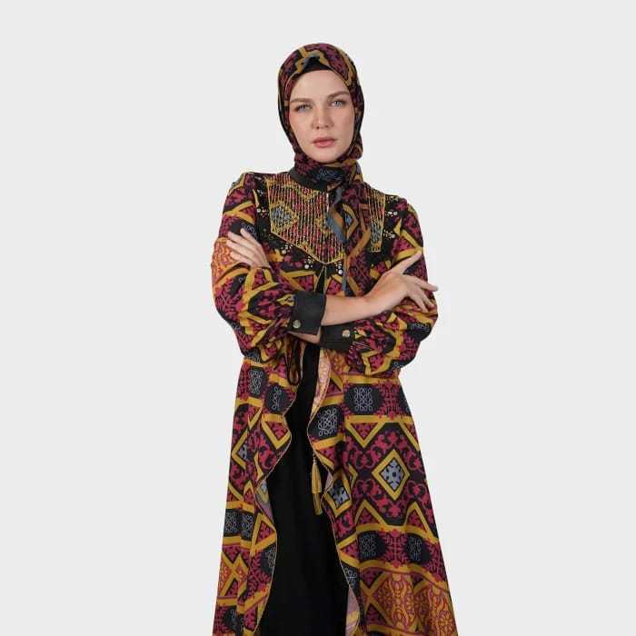 HIKMAT ABAYA A2200-02 Warna Maroon