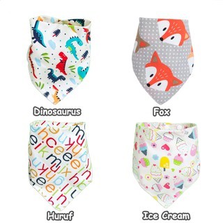 SEGITIGA SLABBER Anak Tatak Selampe Penahan Iler Liur Koboy Celemek Sarung Tangan Murah COD / Tataka